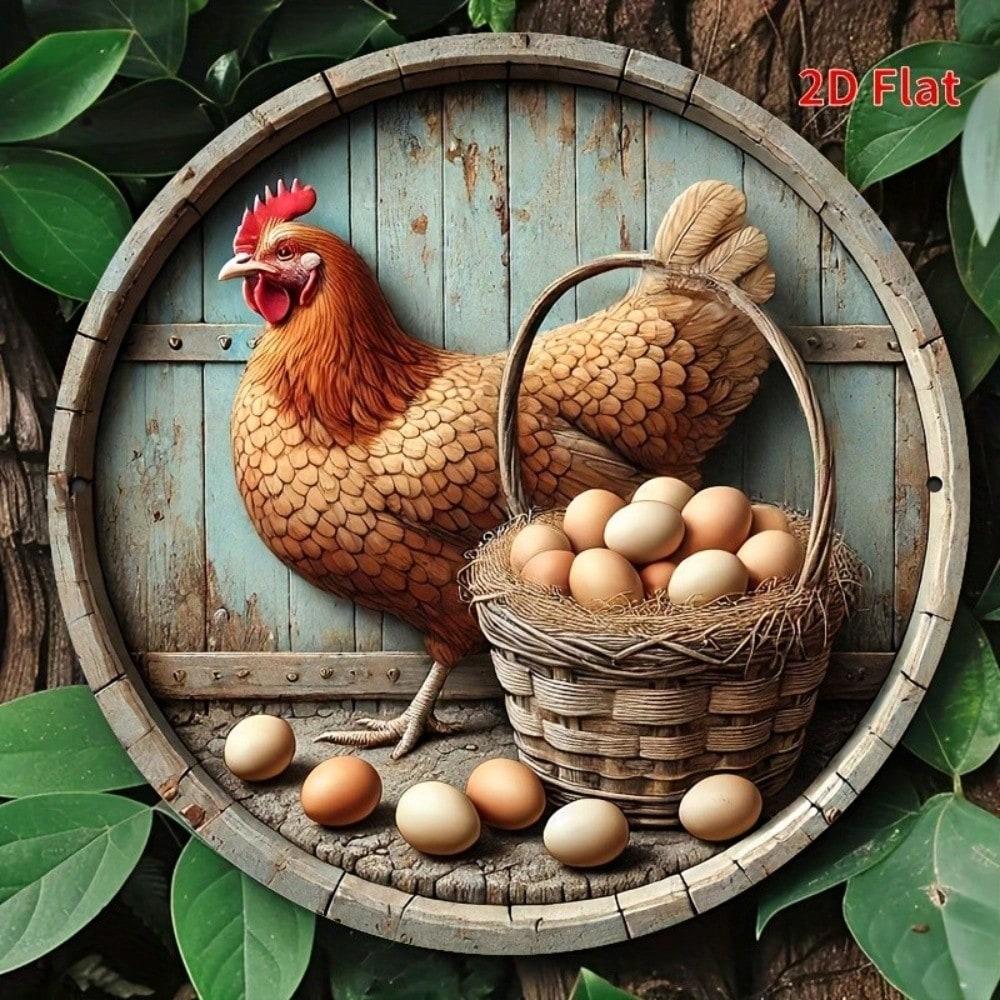 

Flat 2D Metal Sign, Hanging Wall Decor for Home