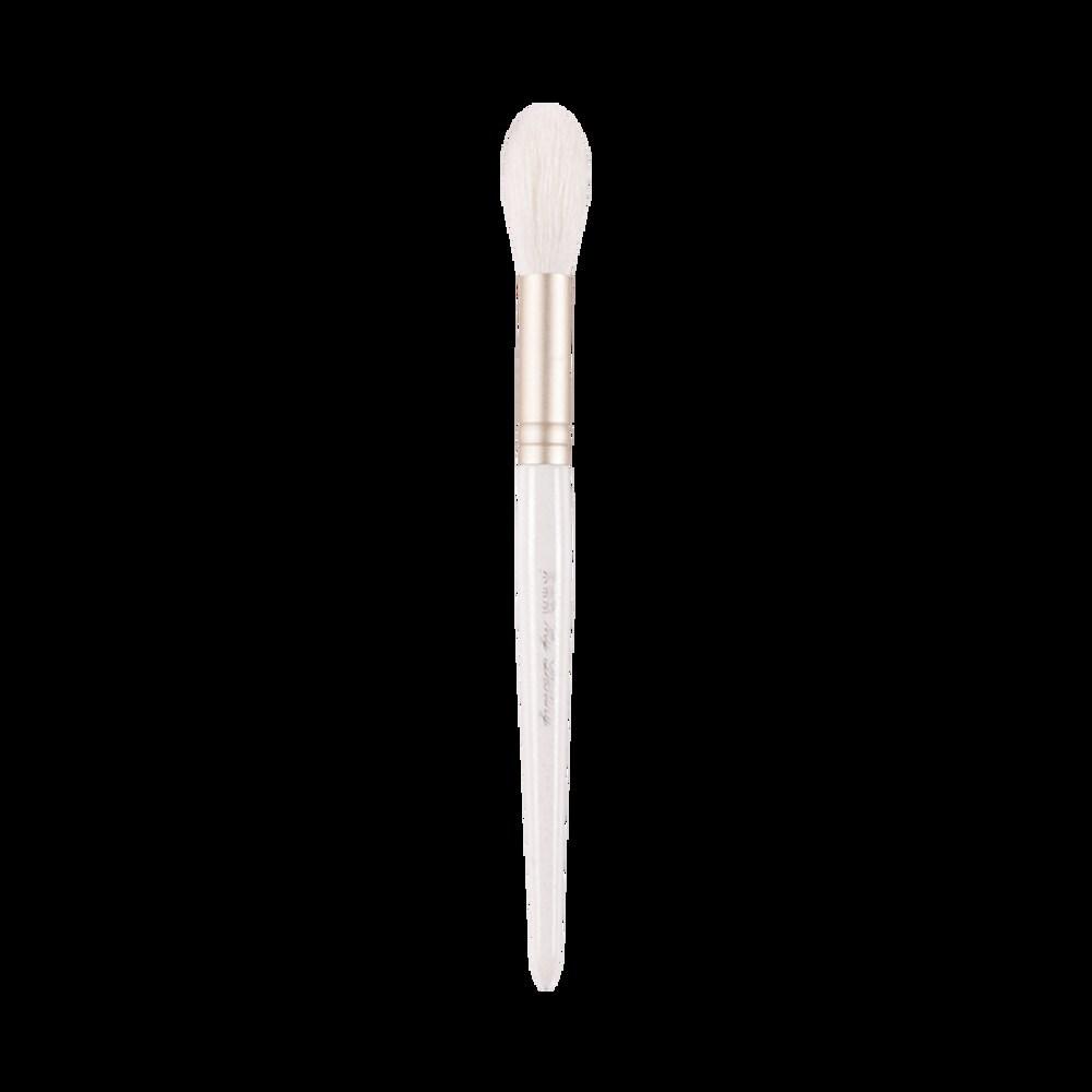 MyDestiny Snow White Makeup Brush Flame Highlight Brush Natural Hair Face Brush Goat Hair 006