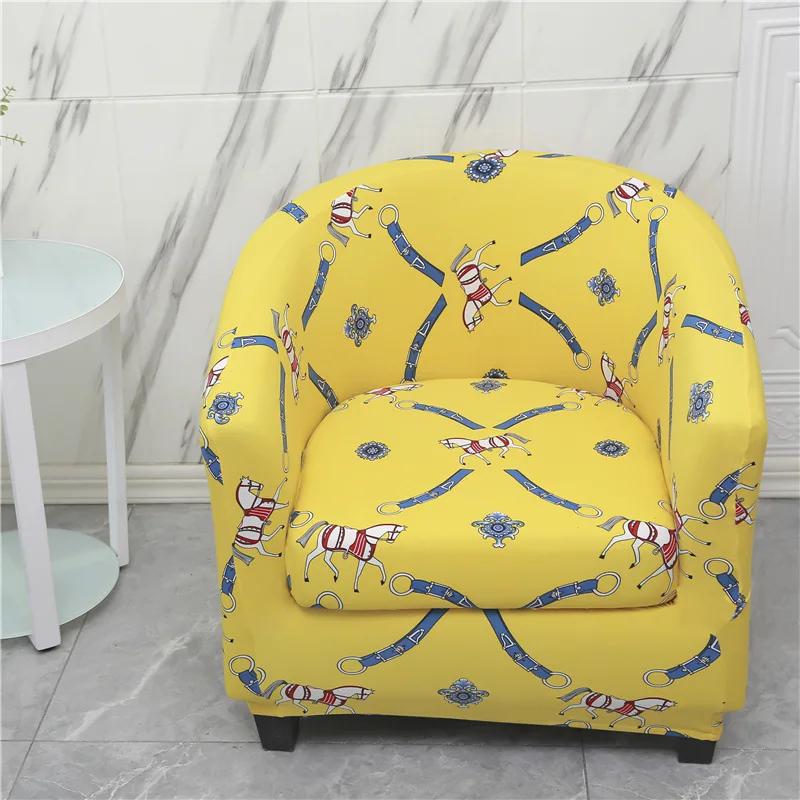 Stretch Single Sofa Slipcover Sofa Couch Cover Armchairs Chair Covers for Bar Counter with Seat Covers Funda De Sofá Individual