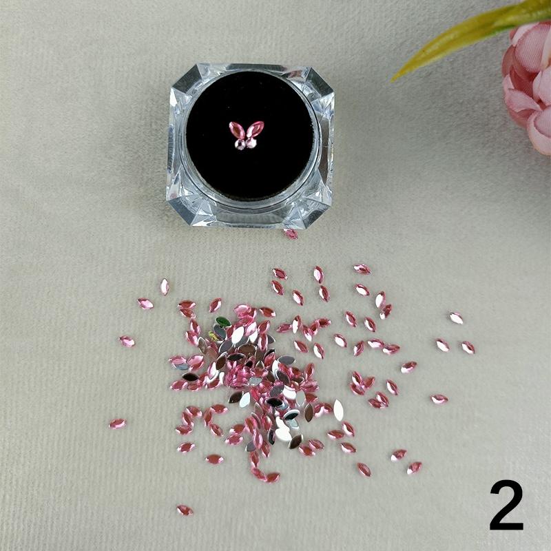 4Pcs Dental Teeth Gems Clear  Tooth Gem Ornaments Jewelry 