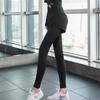 Women's High-Waisted Quick-Drying Plus Size Yoga Pants - Fake Two-Piece Design for Autumn Fitness