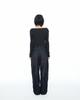 NO EXTRA TOUCH Rebuild Stitch Corduroy Pants (Navy) / 25Wtpt001Na