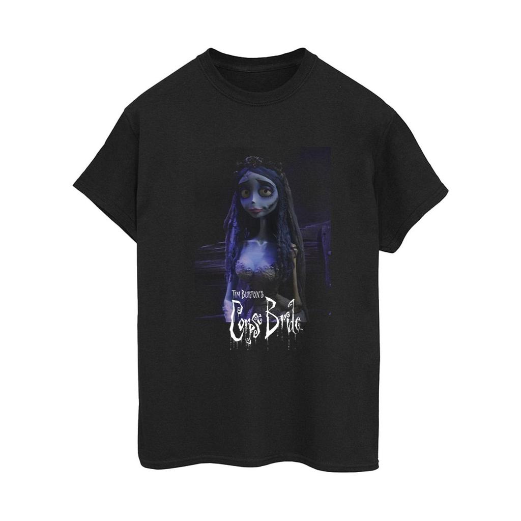 Corpse Bride Womens/Ladies Emily Poster Cotton Boyfriend T-Shirt