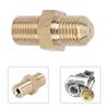 4AN Oil Inlet Feed Adapter with 1.0mm Restrictor for GT28 GT30 GT35R Ball Bearing Turbo