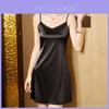 Womens Satin Slip Dress With Lace And Piping For Elegant Summer Casual Wear