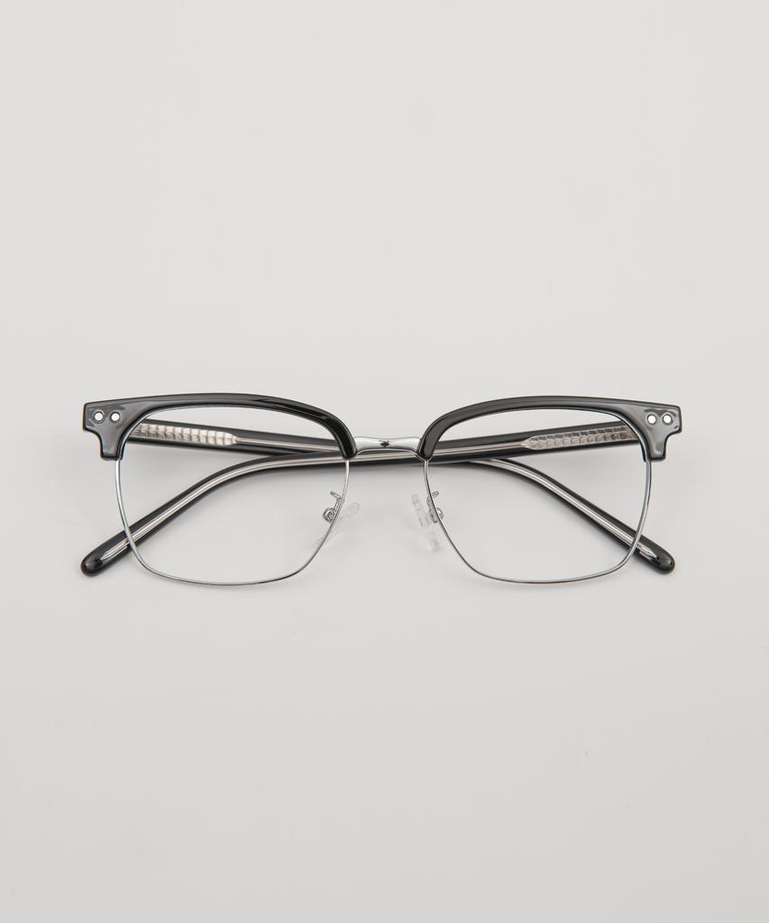 Eseubika Blake-C02 Blue Light Browline Glasses