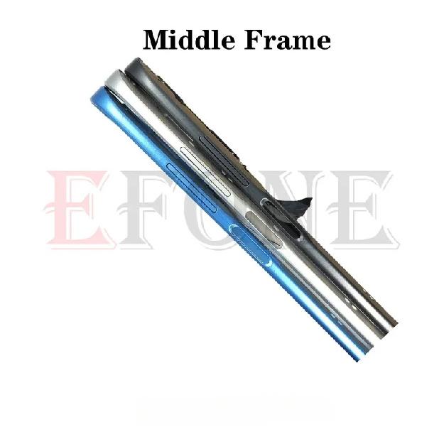 For Huawei Y7a Nova Y60 Y70 Y91 Plus P Smart 2021 Middle Frame Housing Bezel Plate Cover With Side Button
