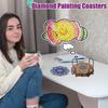 Kunst Malerei Untersetzer Strass Kunst Untersetzer Rutschfest Strass Handwerk Untersetzer Mit Halter Kunst Handwerk Zubehör Für Weihnachten