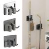 Waterproof Broom Rack 304 Stainless Steel Broom Hanger Multi-Purpose Mop Storage Rack  Household