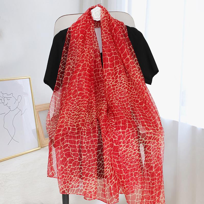Spring Silk Sunscreen Scarf: Lightweight Women's Shawl for Outdoor Travel & Beach