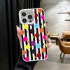 Kropki Art Fashion Design Miękkie Etui na Telefon dla iPhone 15 16 17 Pro Max 17Air 16E 14 Plus 13 12 Mini Odporne na Wstrząsy Pokrowiec Tylny She