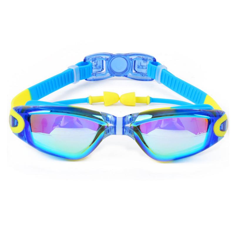 

Очки для плавания для детей, профессиональные силиконовые, стандартные очки для плавания, регулируемая скорость, детские очки для бассейна