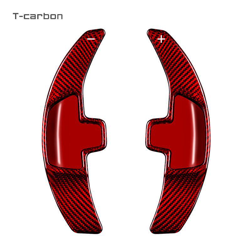 Karbonové pádla řazení T-Carbon pro úpravu volantu Mercedes-Benz třídy C C200 a třídy E.