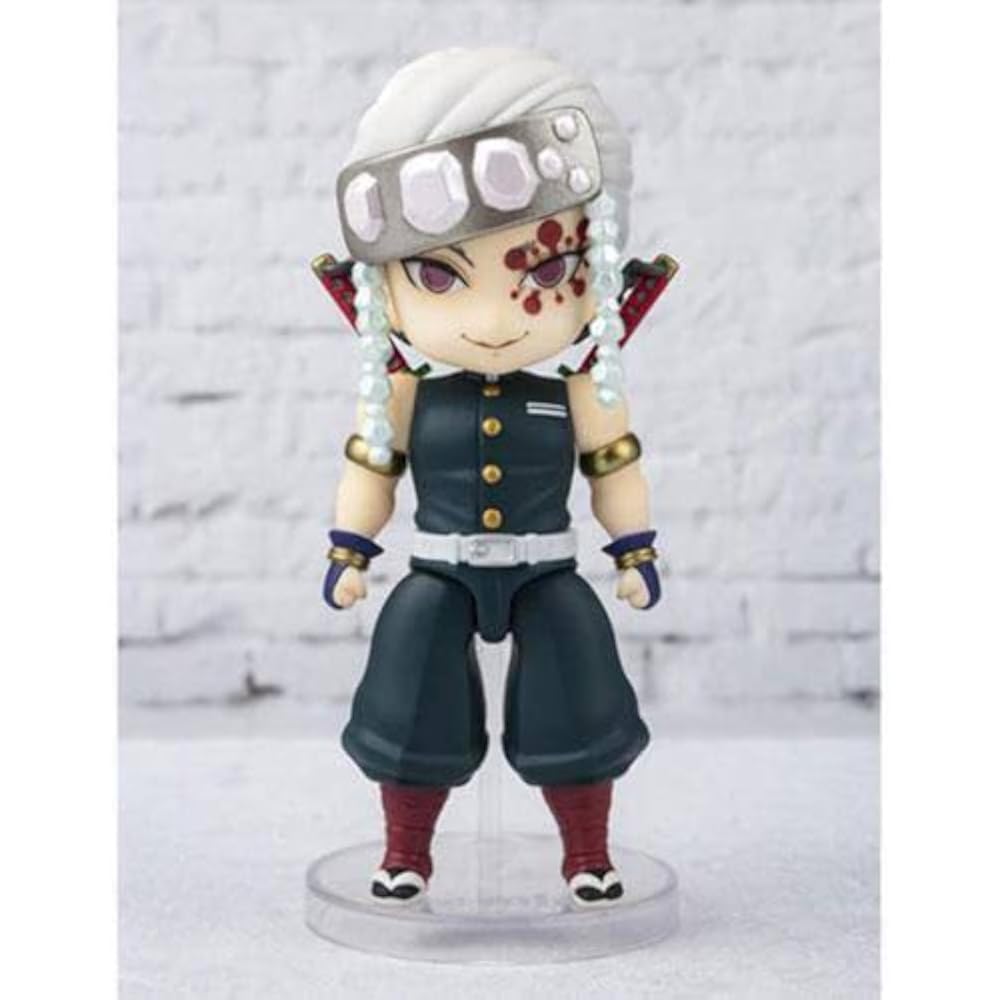 TAMASHII NATIONS Figuarts Mini Demon Slayer: Uzu Tengen Approx. 100mm PVC/ABS Pre-painted Action ...