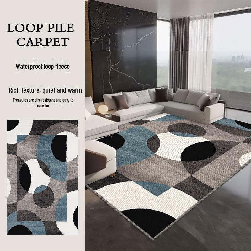 2024 Velvet Waterproof Stain-Resistant Carpet: Perfect for Living Room, Bedroom, Bedside, and Under Coffee Tables