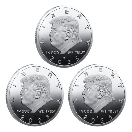 Liberty piemiņas monēta, metāls Trampa monēta 47. ASV prezidenta kolekcionējamā žetonu dāvana MAGA/KAG atbalstītājiem