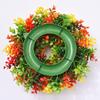 Spring Wreaths for Porch Yard Wedding Decoration Farmhouse Home Hanging Decor,36CM