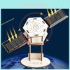 Funny Simulated Wooden Artificial Satellite Assembly Model Children Toy Set For Educational Play