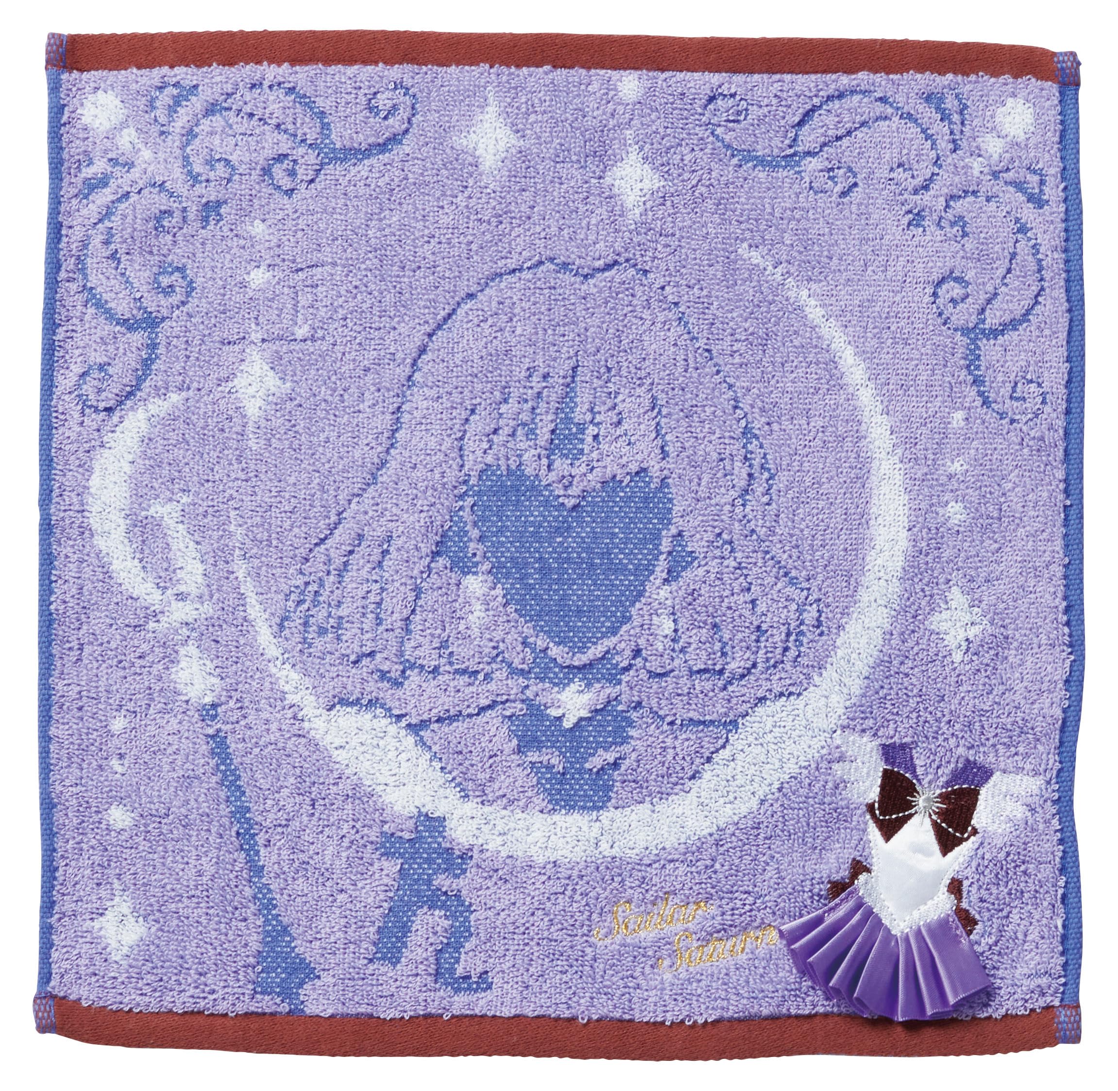Marushin Bandai Carry Towel Hand Towel Pretty Guardian Sailor Moon Costume Carry Towel Hand Towel 30 x 30 cm 4085003800 (Sailor Saturn) Approx.