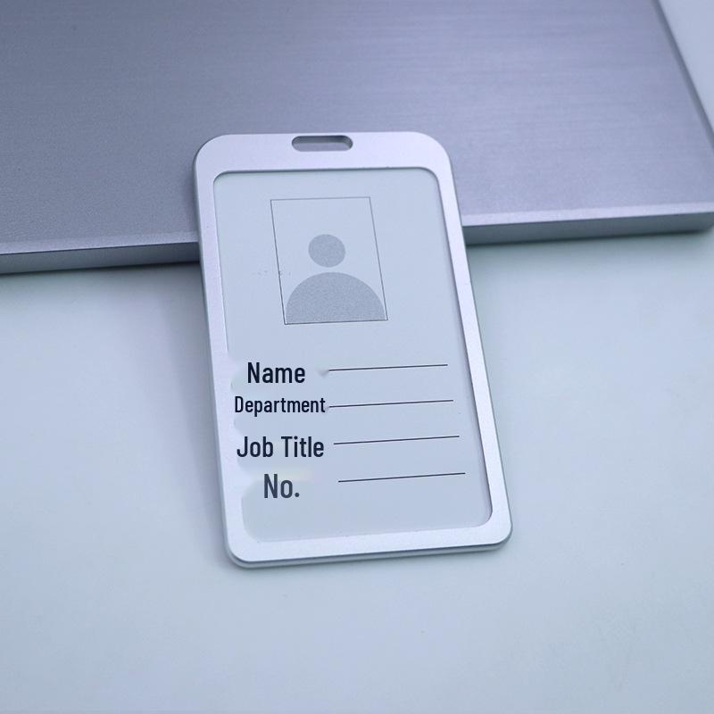 Aluminum Alloy ID Card Holder with Lanyard