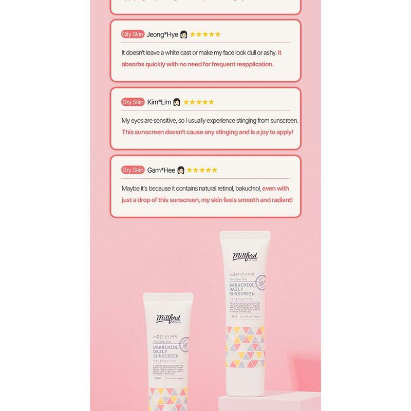 Millford - Bakuchiol Daily Sunscreen