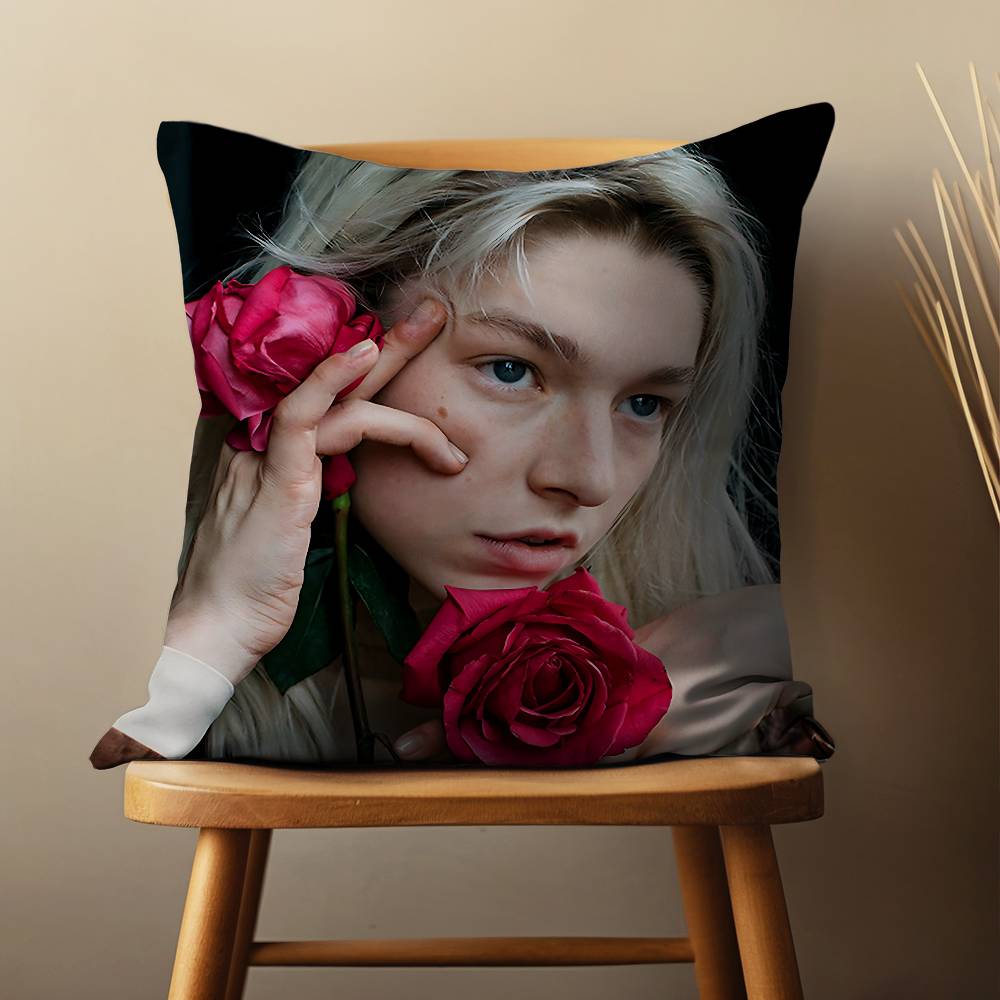 

Actor H-Hunter S-Schafer Pillow Case For Room Sofa Cushion Cover Suitable For Home Bedroom Decoration And Protector 30cmx30cm