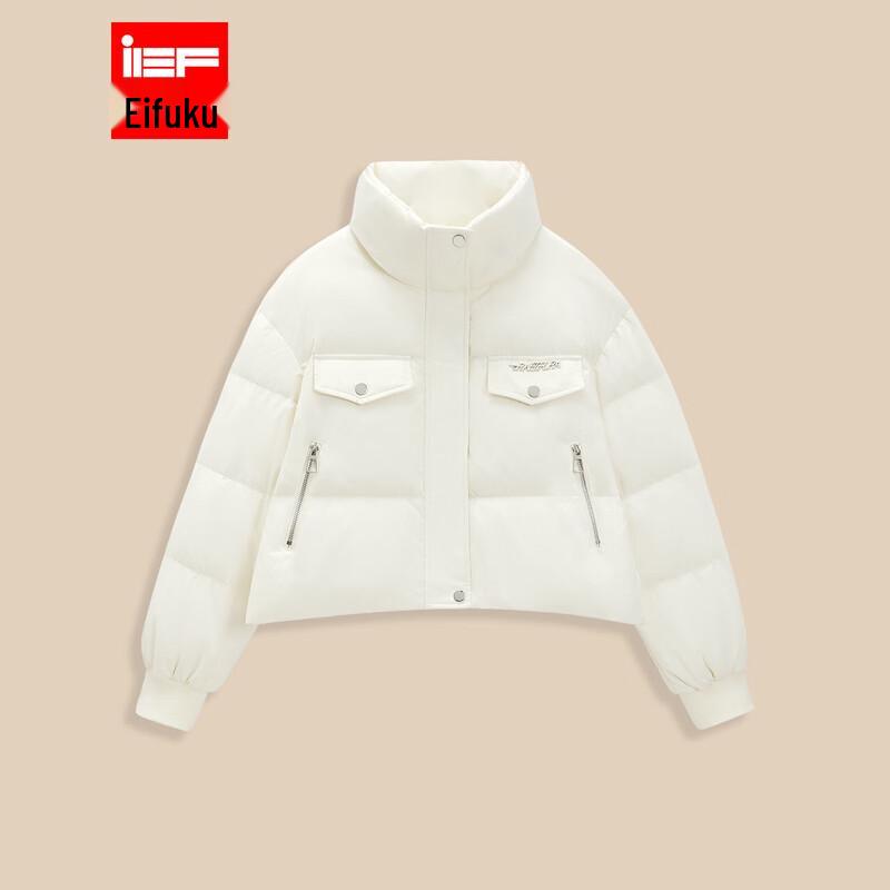 IEF Women s Winter Stand-Collar Short Down Jacket S