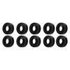 10PCS AC Compressor Shaft Seal Kit Rubber Black Circular AC Compressor Oil Seal Fit for 10S AC Compressor