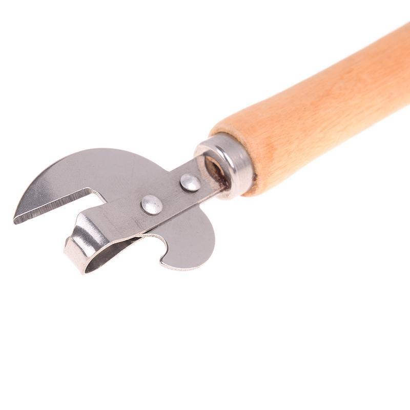 Nerezový otvírák na konzervy Profesionální kuchyňský nástroj Bezpečný ruční otvírák na konzervy Boční řez Snadný úchop Manuální otvírák