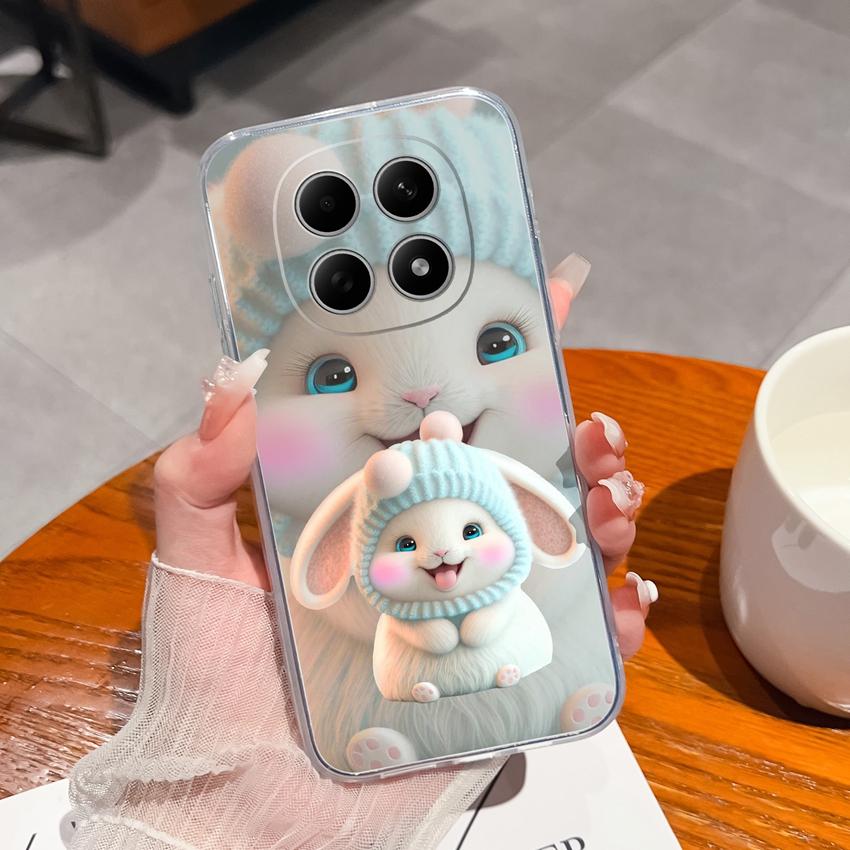 Suitable For Redmi Note 15 14 Pro 14S 15 15C A5 A1 Popular Creative Letters Patterns Phone Case Transparent Silicone Anti Slip Shell For Redmi Housing