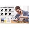 Digital Soldering Iron 80W With On/Off Switch Adjustable Temperature Lcd Welding Tools Ceramic Heater Soldering Tips