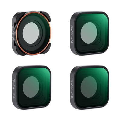 K&F Concept ND & CPL Filter Set for GoPro 13/12/11/10/9 (ND8+ND16+ND32+CPL) - Neutral Density Filters, Polarizing Filters, Multi-Coated, Designed Spec