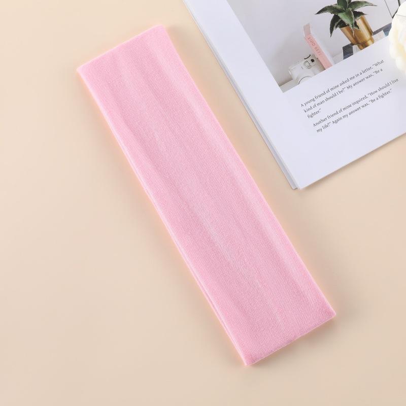 7cm Wide Headband for Women & Men, Solid Color Sports Sweatband