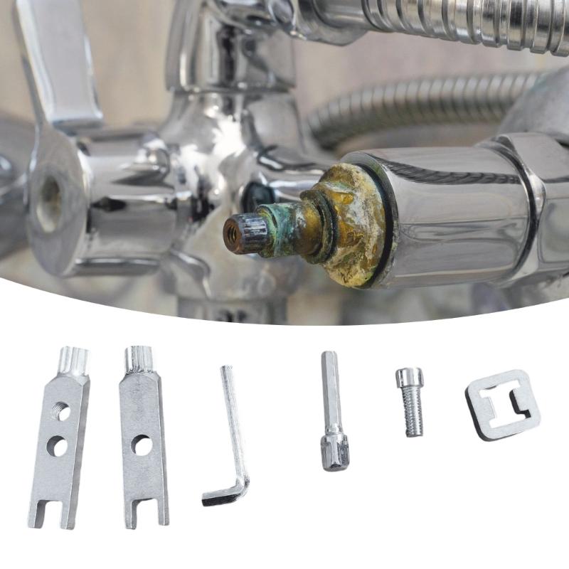 Broken Head Screw Extractor Easy Handling Faucet Angle Valves Wire Extractor for Bolts Washing Basin Corner Faucet Sink