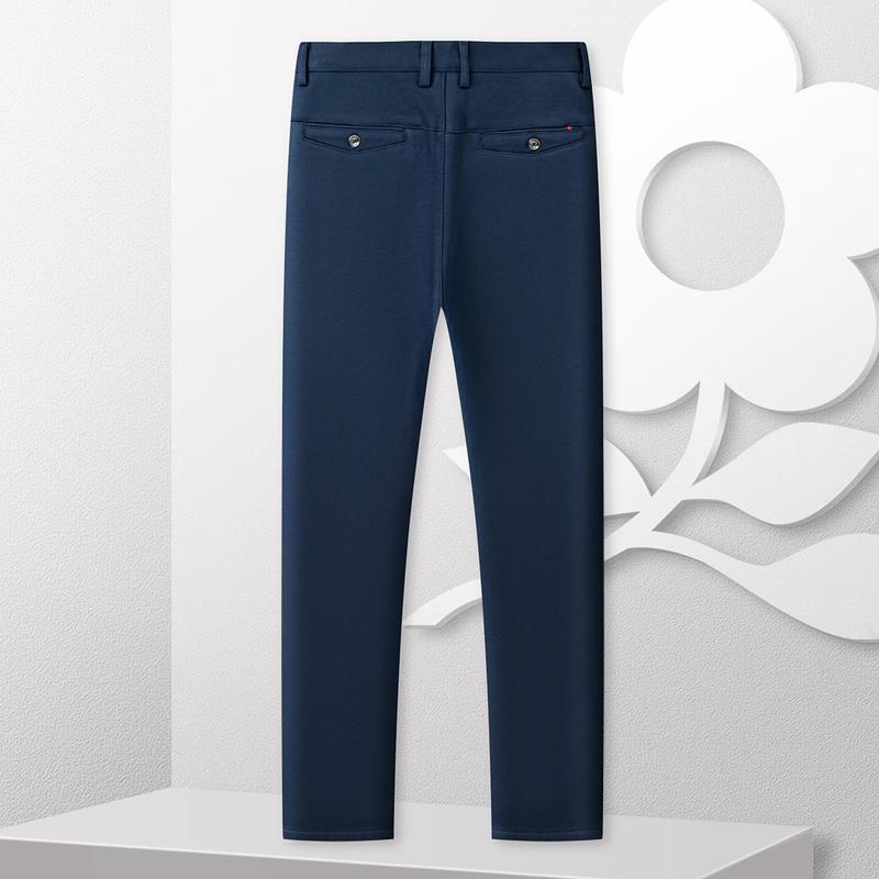 MONTAGUT Men's Fleece-Lined Business Casual Thermal Pants