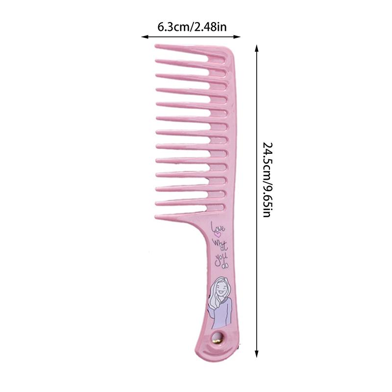 Comb, Suitable For Thick, Long, And Curly Hair With Wide Teeth, Anti-Static, Special For Real Hair Wigs