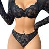 European and American sexy underwear sexy underwear uniform female cute women's clothing abstinence split uniform lace suit