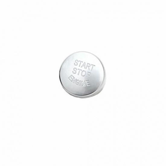 2013- One-Click Startup Button Matte Silver For BMW 3 4 Series GT Cover Trim