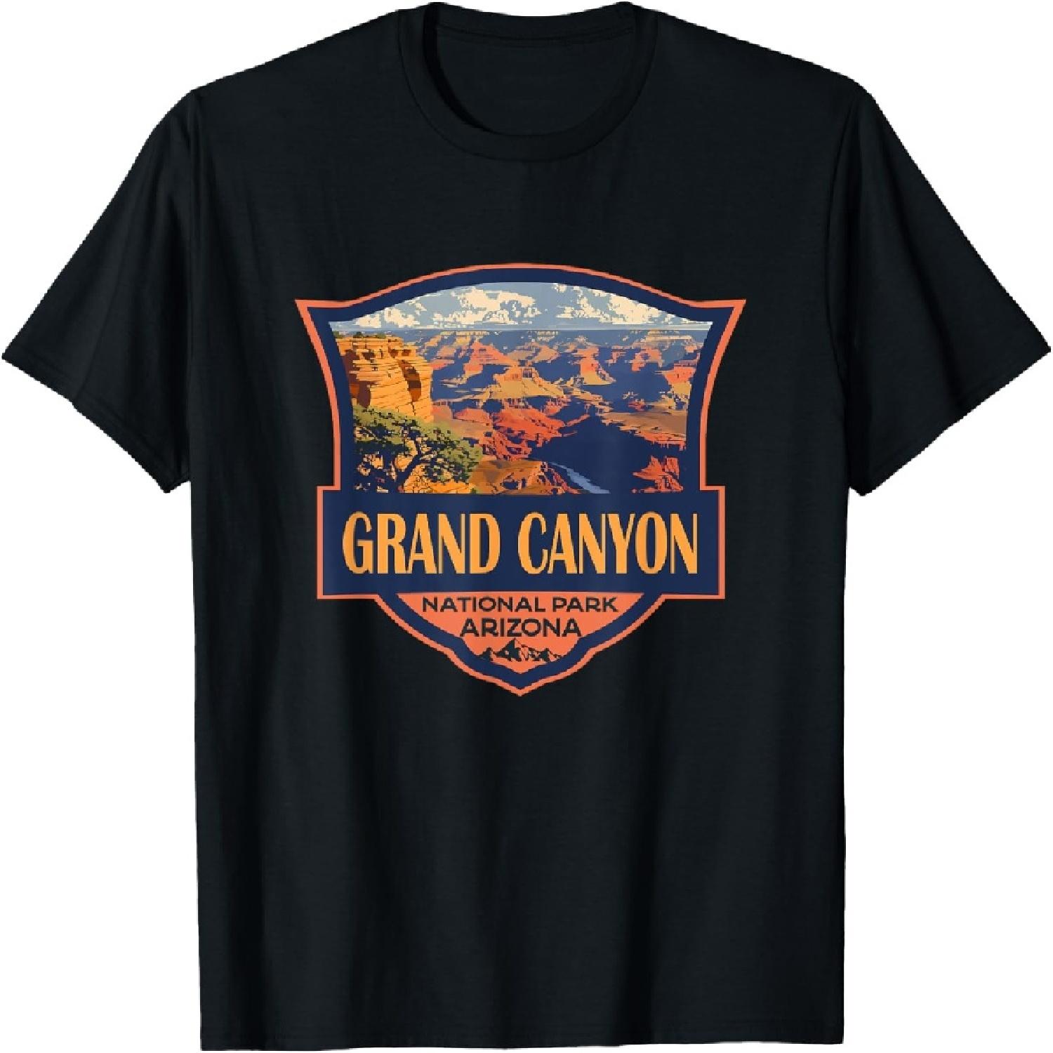 

Grand Canyon National Park Illustration Retro Badge T-Shirt XXXXXL