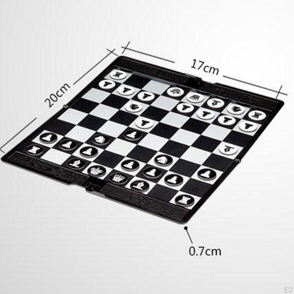 Foldable Chessboard Set Chess Board Game for Camping