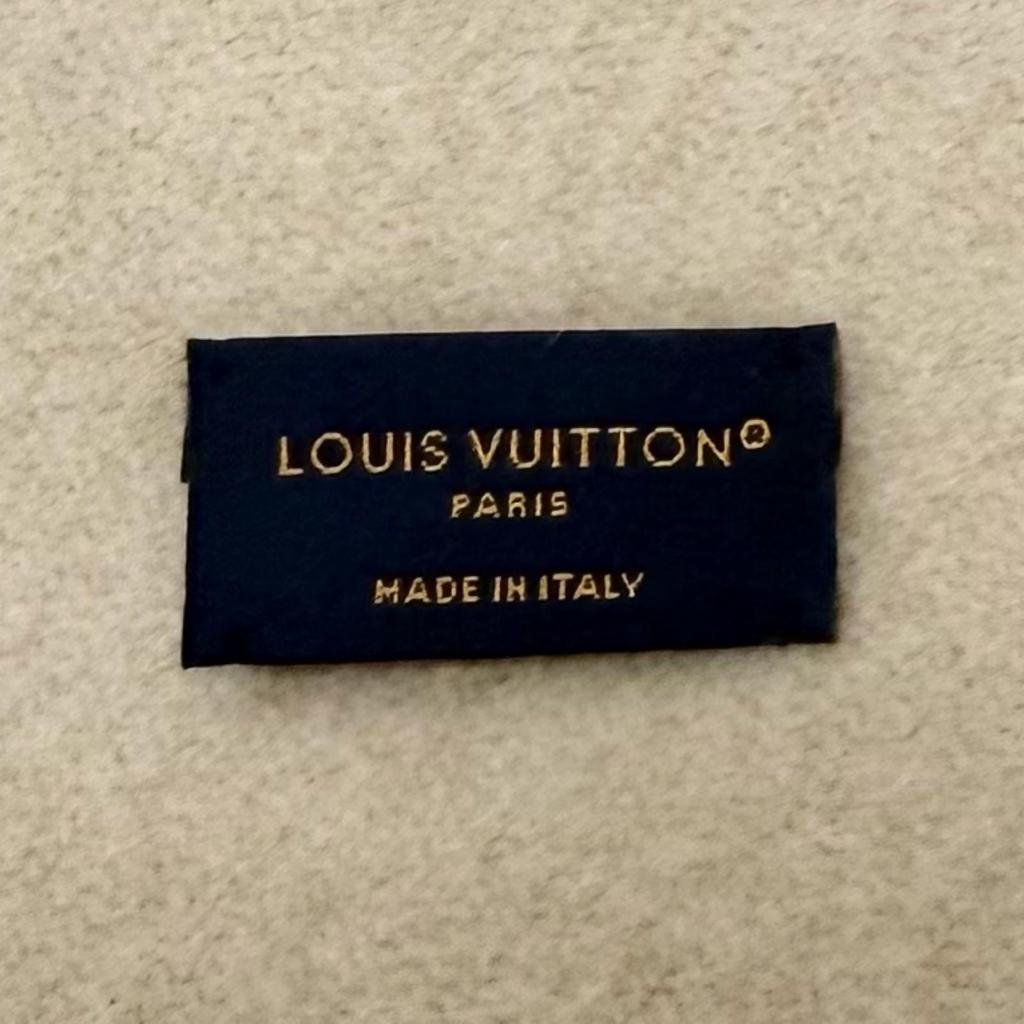 Great LOUIS VUITTON Scarf muffler reykjavik cashmere Women M78123 Used