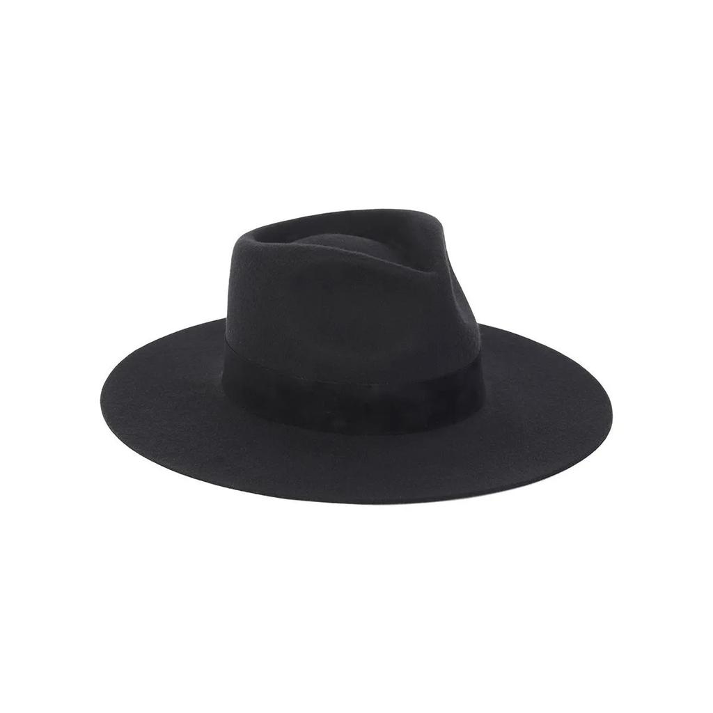 New British Wool Top Hat Versatile Felt Hat Teardrop Top Felt Hat