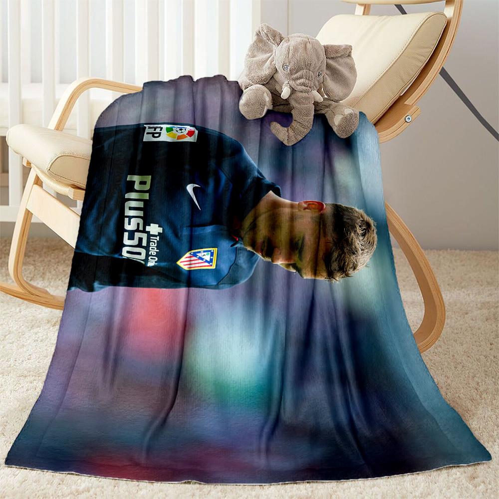 Atletico Madrid Player Blanket Ultra-Soft Suitable for Bedding Sofa Picnics for All Occasions Modern Gift for Travel Home Birthdays