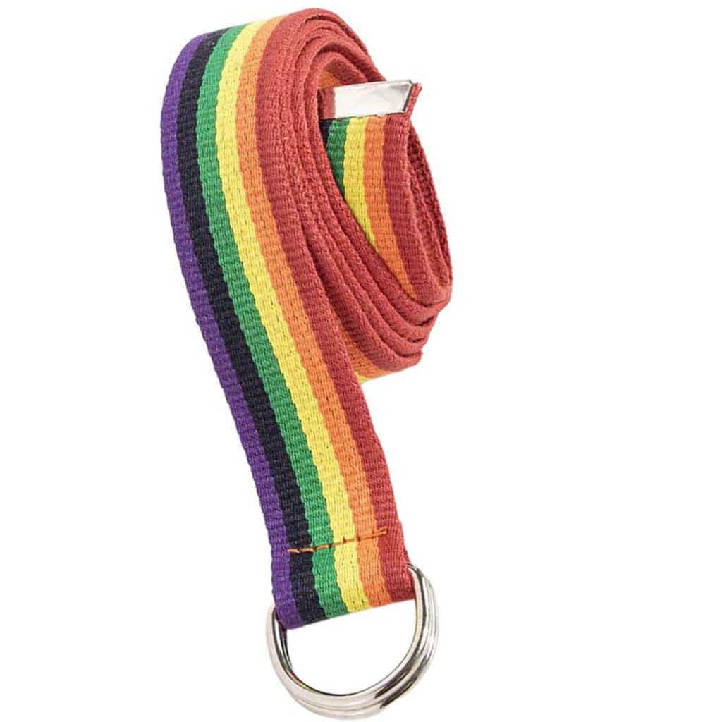 Braided Rainbow Waist Chain Belt for Women Prom Banquet Club Party Hot Girl Rainbow Elegant Woven Belt