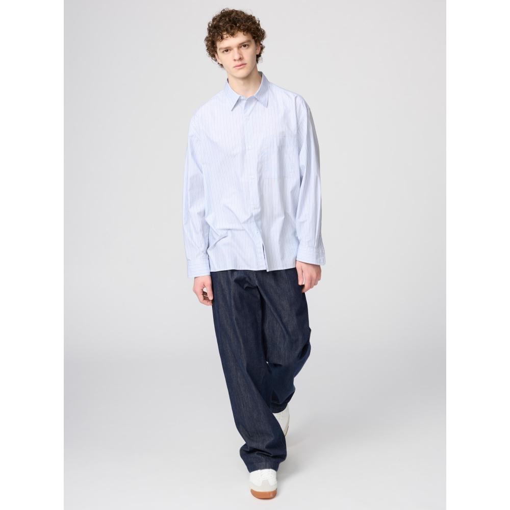 Uniqlo Japan Broad Oversized Shirt Stripe