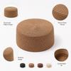 Solid Brimless Cap Structured Crown Painter Hat New Round Dress Hat  Women's