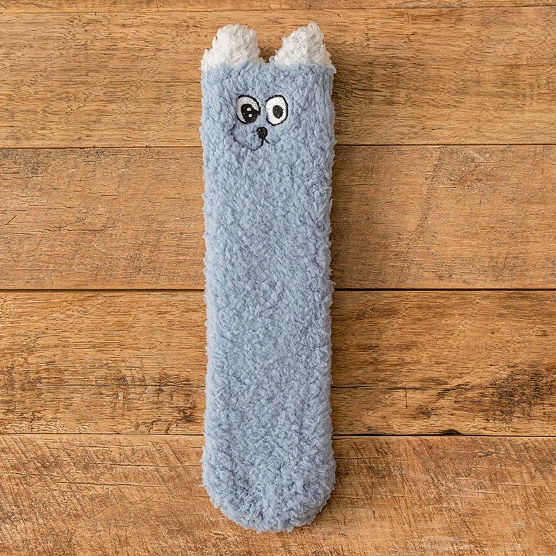 Socks for Women Autumn Winter Thick Warm Coral Velvet Family Socks for Men Couples Home Floor Sleeping Socks