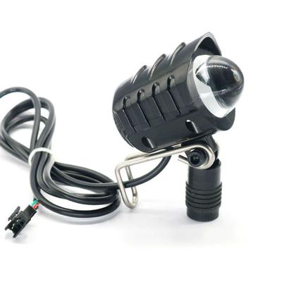 Electric Bike LED Front Light E-Bike Bicycle 2 In 1 Waterproof Horn Headlight