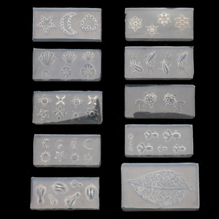 

Silicone Mold Star Resin Epoxy Casting Mold for Cupcake Jewelry Pendant Craft 1