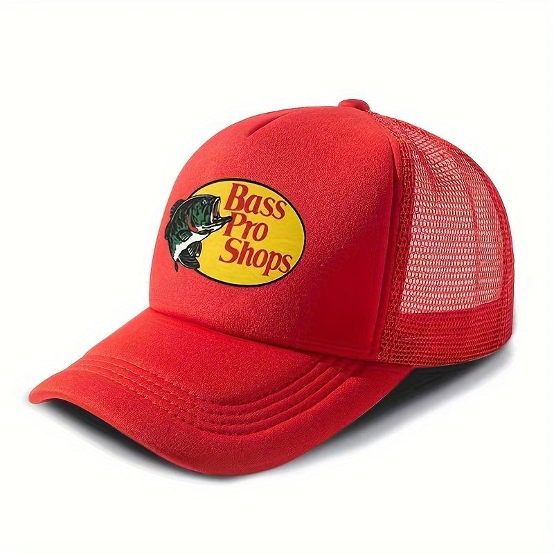 Fashion Fish Trucker Caps for Men Funny Fishing Print Baseball Cap Unisex Cool Summer Mesh Net Hat